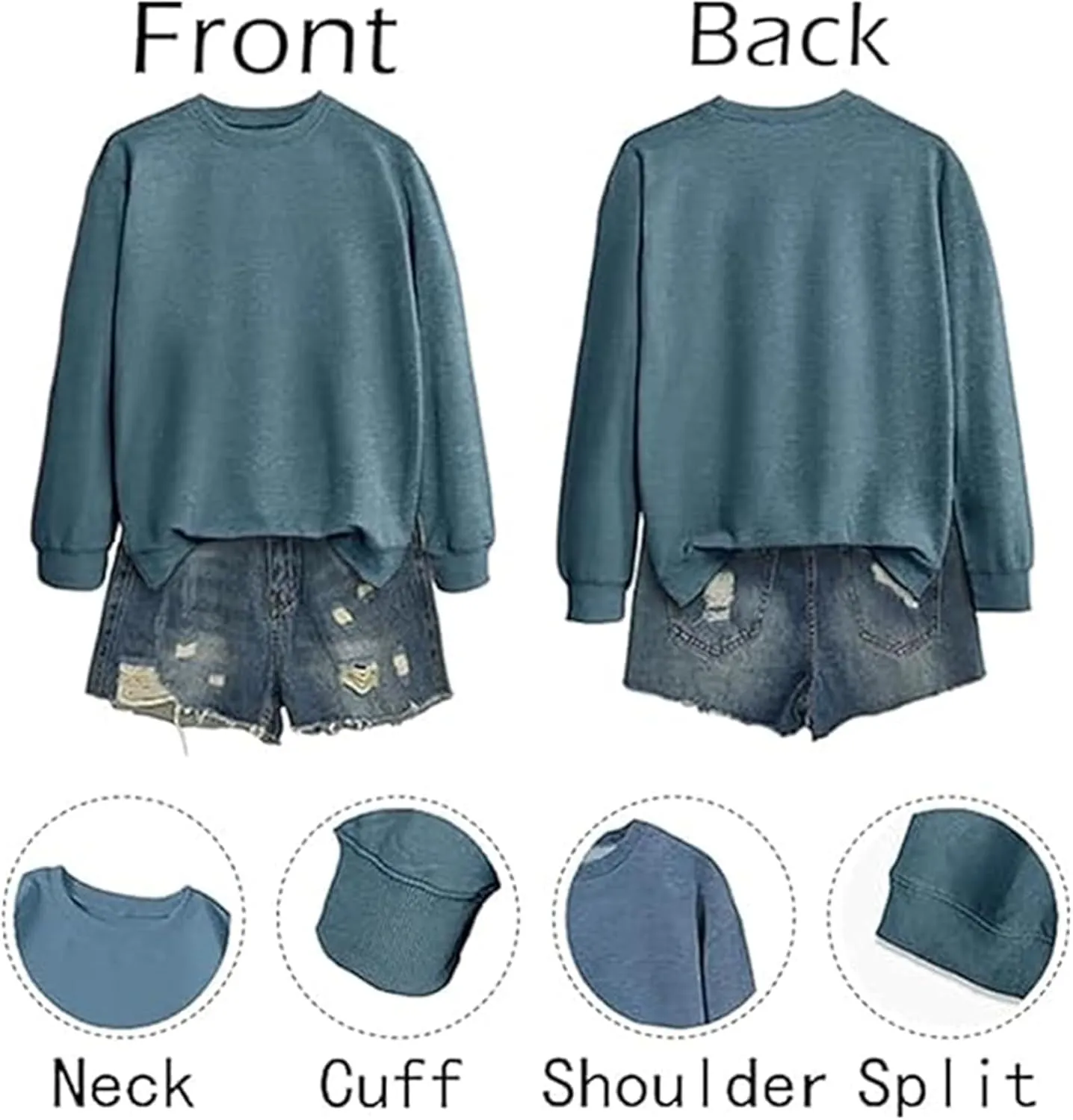 Preschool Teacher Sweatshirt Graphic Pullovers Inspirational Tops Long Sleeve Shirts Back to School Outfit