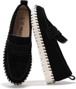 Project Cloud Genuine Leather Loafers for Women - Memory Foam Womens Shoes - Non Slip Spring Loafers Flexible Sole - Fashion Shoes for Women 2025 (Filide)