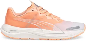 PUMA Womens Velocity Nitro 2 Wildwash Running Sneakers Shoes - Orange - Size 8 M