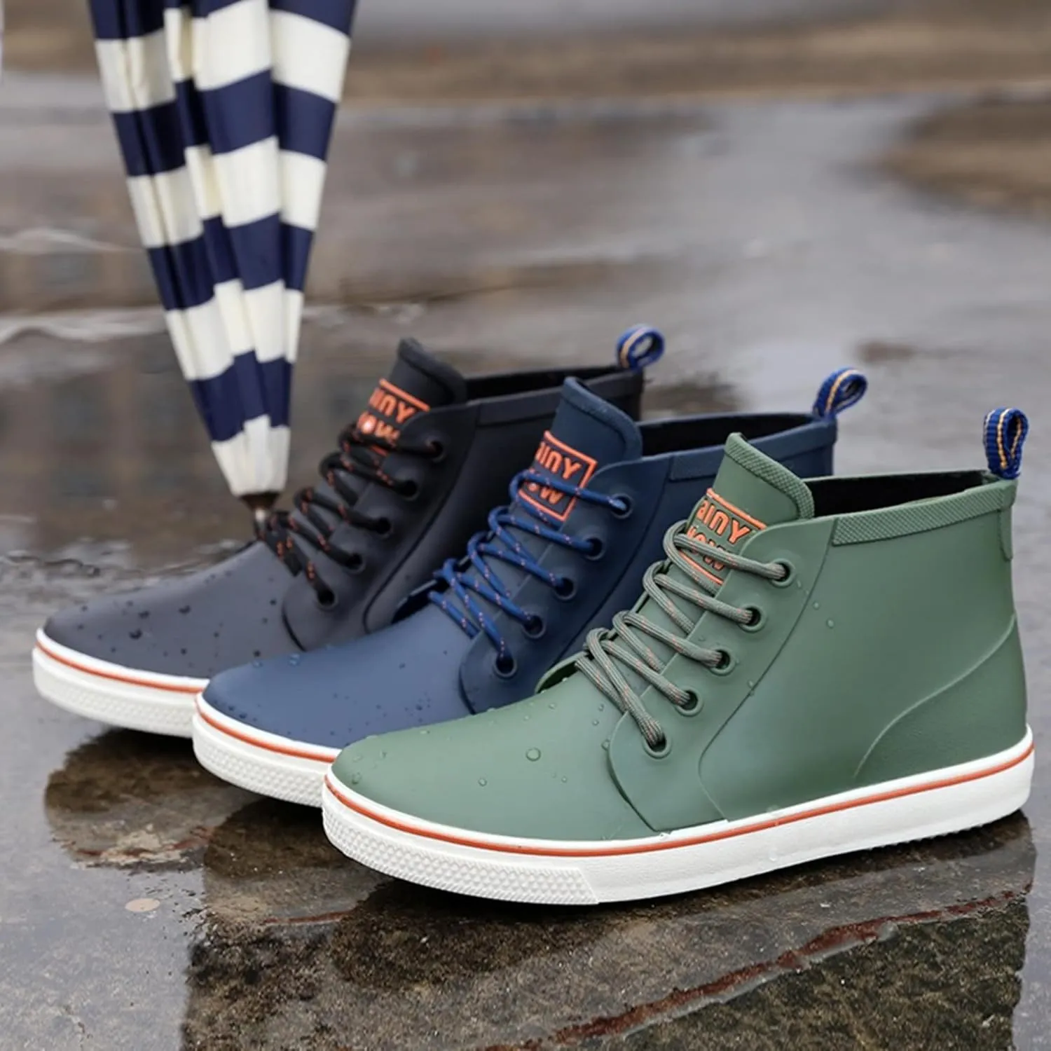 Qiucdzi Rain Boots for Women