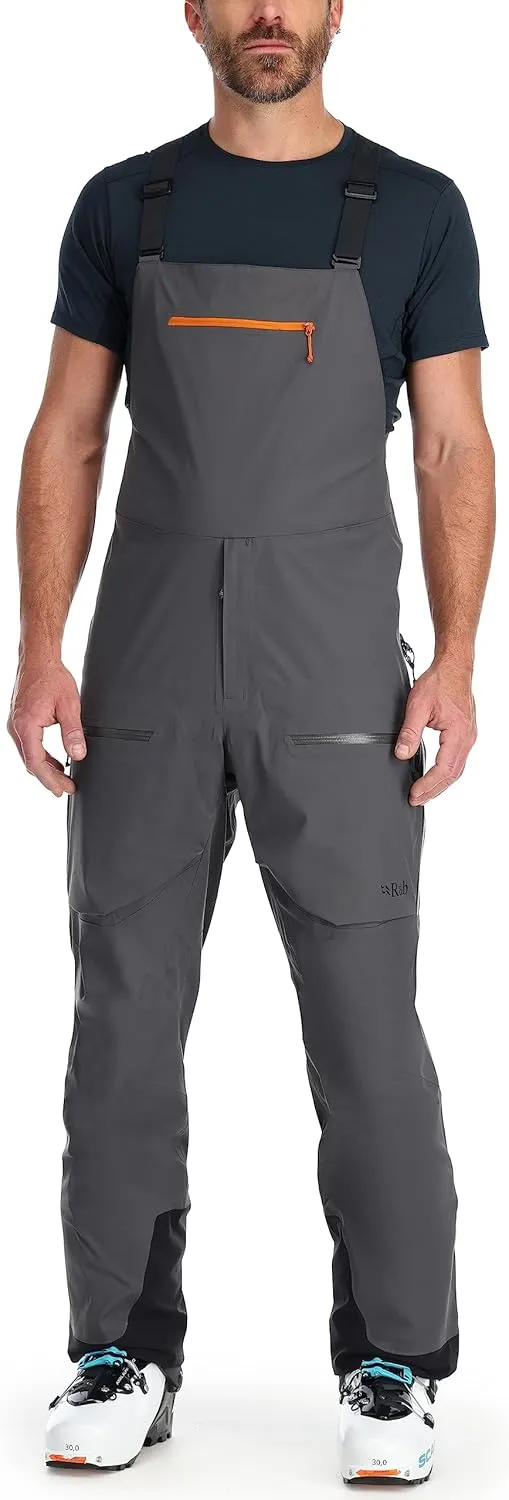 Rab Men's Khroma Kinetic Bib Waterproof Breathable Pants for Skiing and Mountaineering