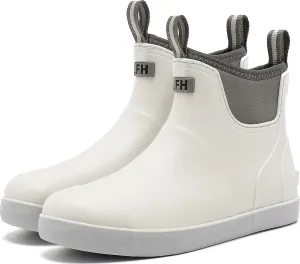 Rain Boots for Men, Waterproof Ankle Mens Deck Boots Anti-Slip Comfort Rubber Boots Chelsea Garden Shoes for Yard Fishing Outdoor Work