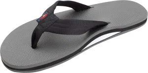 Rainbow Sandals Men's Single Layer Soft Top 1" EVA Rubber Filled Nylon Strap