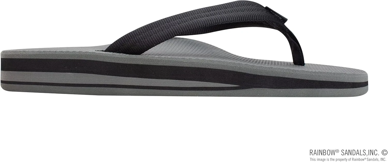 Rainbow Sandals Womens's Double Layer Soft Top 1" EVA Rubber Filled Nylon Strap