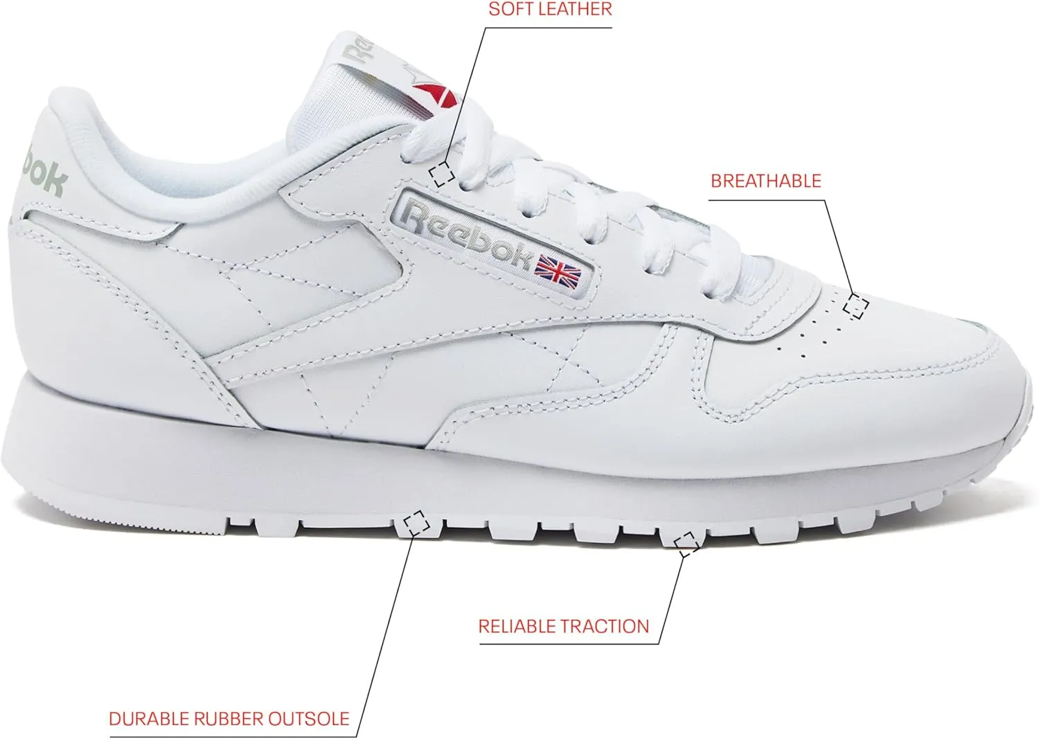 Reebok Unisex Adult Classic Leather