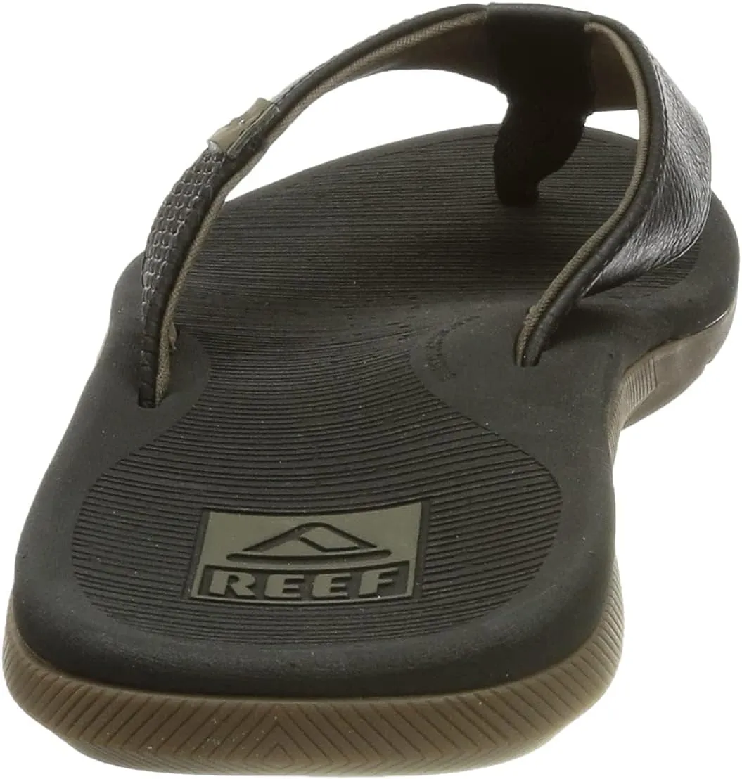 Reef Men's Santa Ana Flip Flop, Arch Support, Water Friendly, Non Marking Outsole