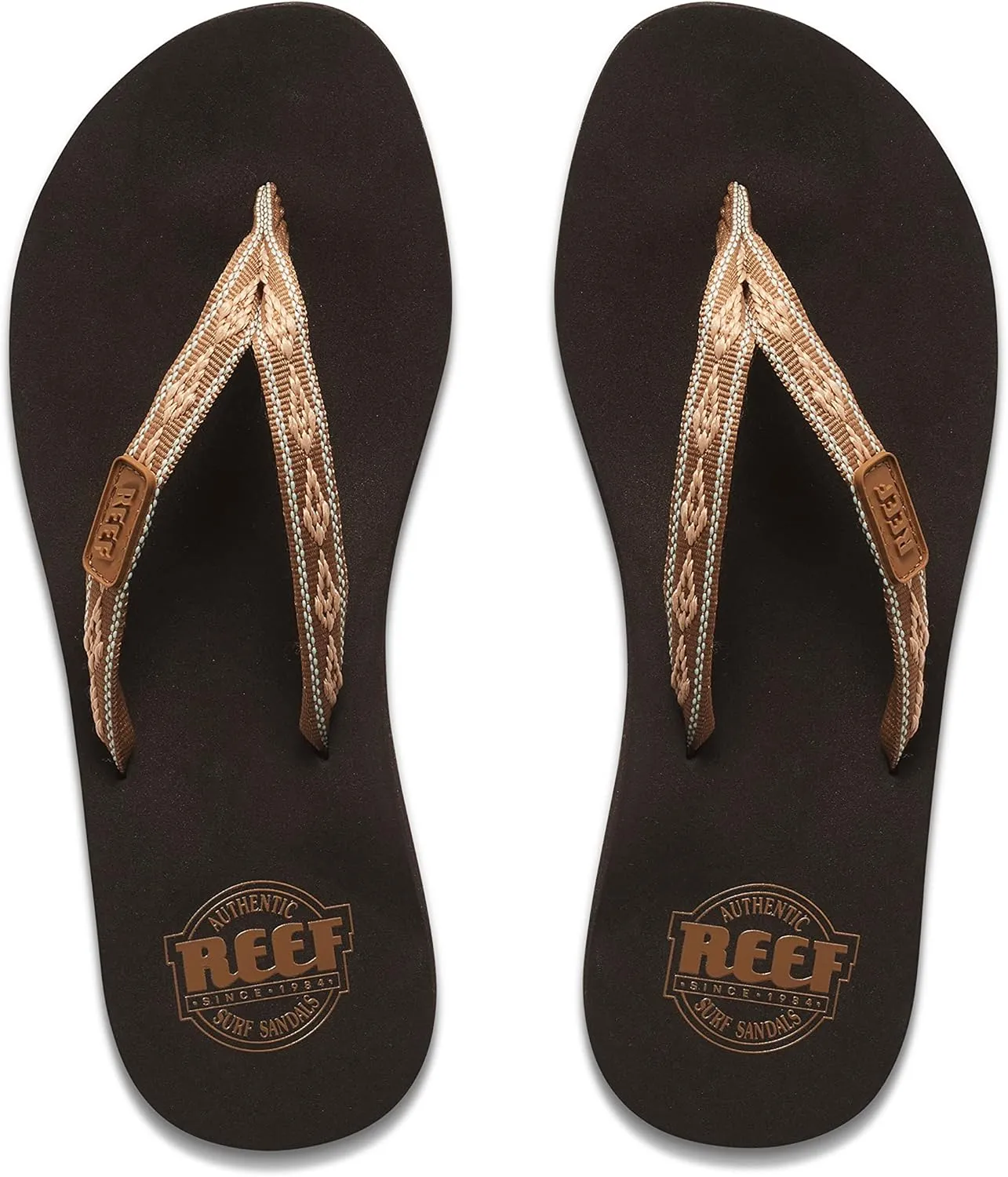 Reef Women's Ginger Beach Flip Flop, Soft Woven Strap