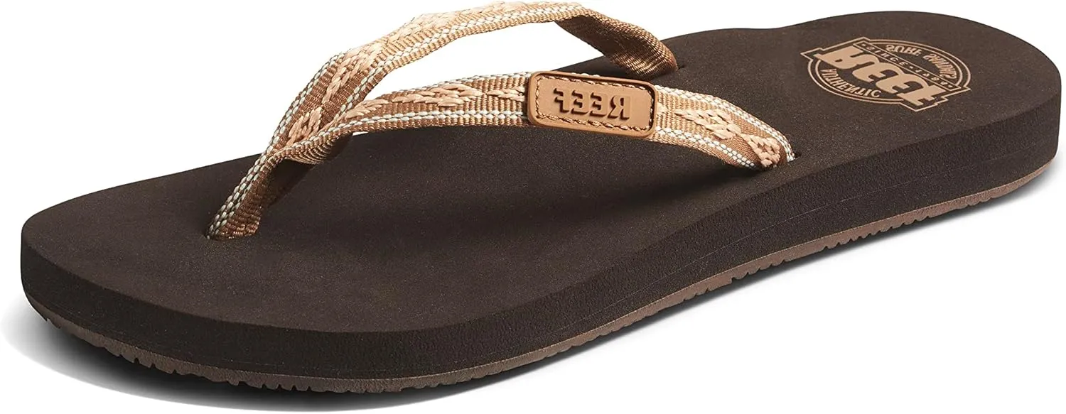Reef Women's Ginger Beach Flip Flop, Soft Woven Strap