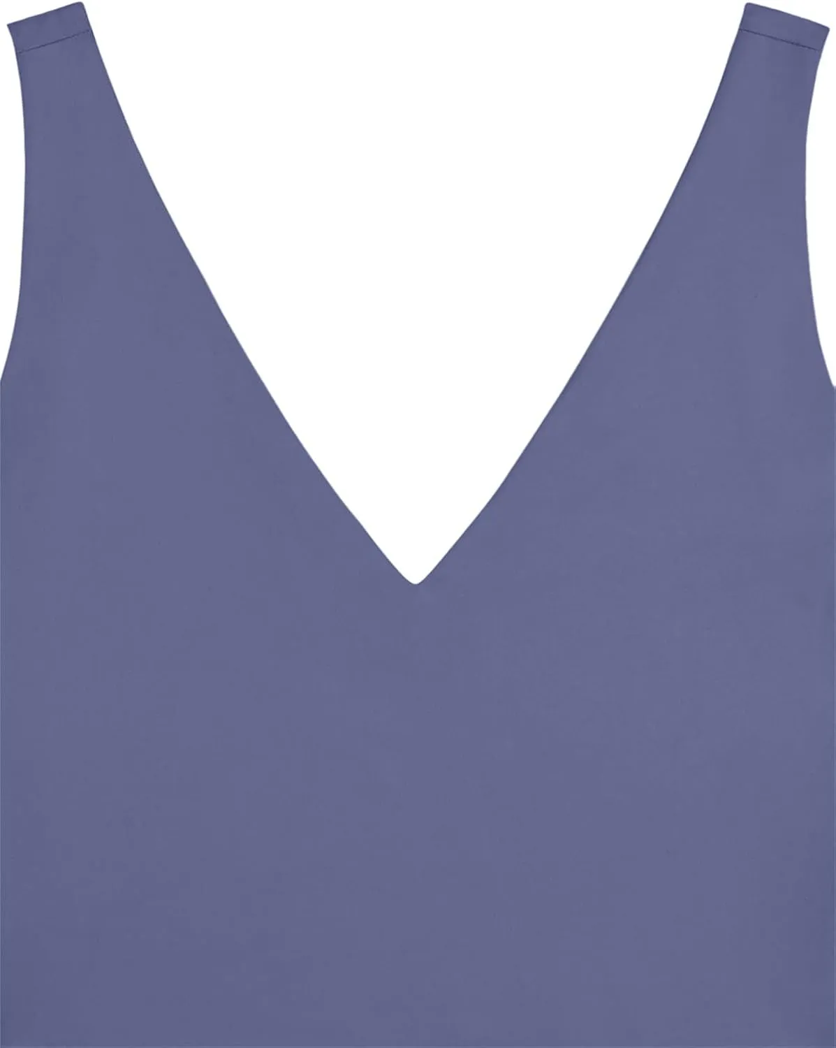 REORIA Butsmooth® Women’s Trendy Sexy Plunge Deep V Neck Sleeveless V Backless Slim Fit Going Out Crop Tank Tops
