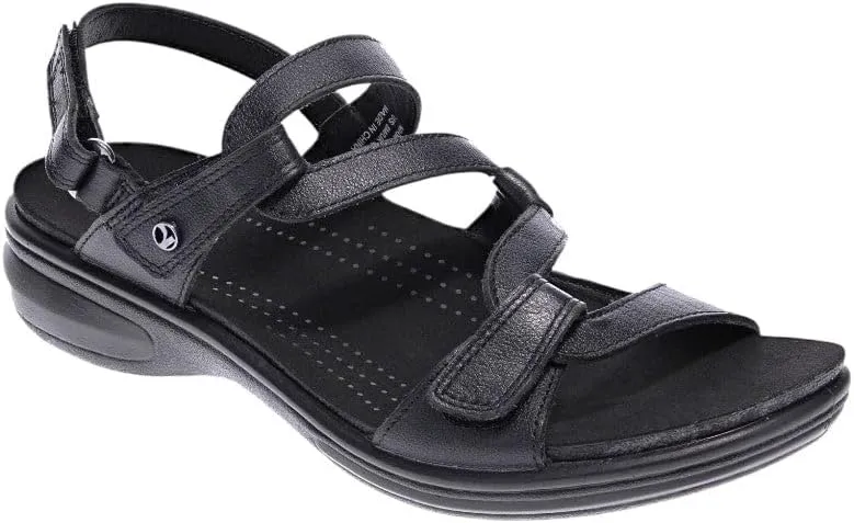 Revere Emerald 3 Women’s Sandals - Premium Soft Leather, Adjustable Straps & Contoured Footbed - Orthotic Arch Support for Stylish Comfort & All-Day Wear