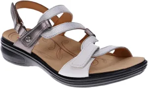 Revere Emerald 3 Women’s Sandals - Premium Soft Leather, Adjustable Straps & Contoured Footbed - Orthotic Arch Support for Stylish Comfort & All-Day Wear