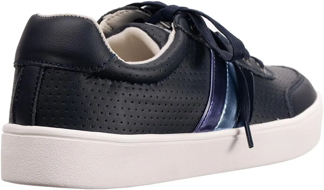 REVITALIGN Women's Belmont Metallic Stripe Sneaker