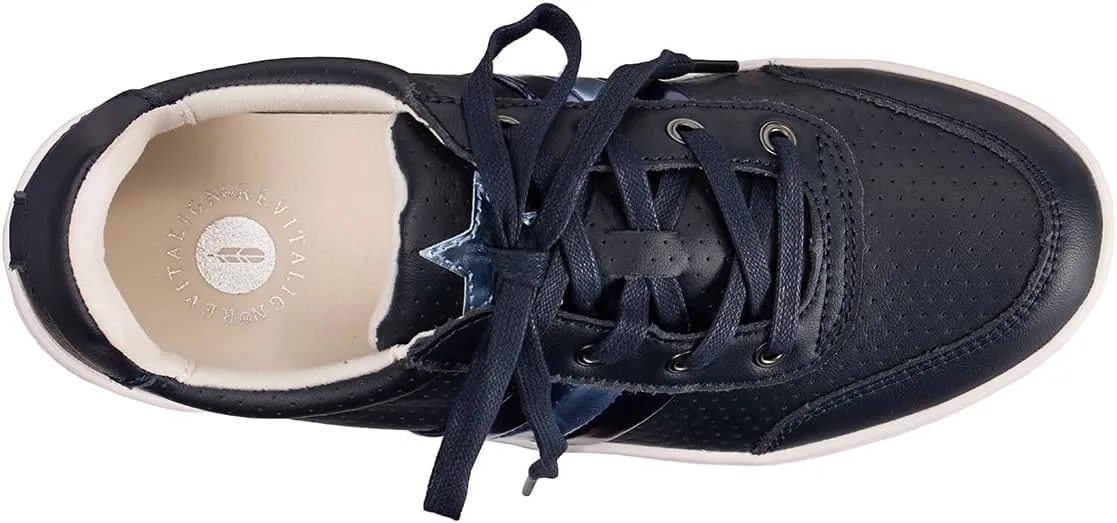 REVITALIGN Women's Belmont Metallic Stripe Sneaker