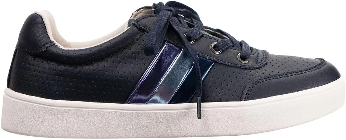 REVITALIGN Women's Belmont Metallic Stripe Sneaker