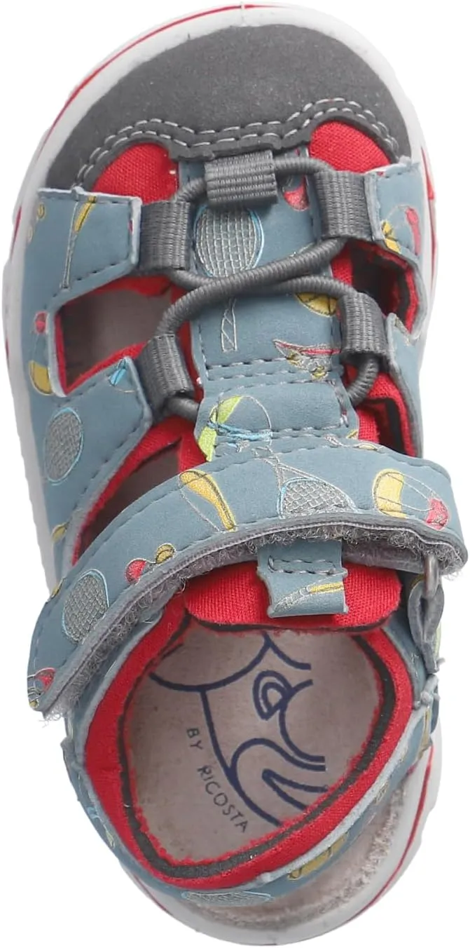 RICOSTA Gery Boys and Girls Sandals - Learn to Walk Shoes, Width: Medium