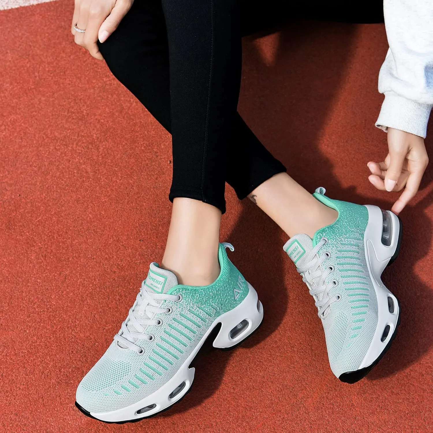 RomenSi Womens Air Athletic Running Sneakers Fashion Breathable Sport Gym Walking Tennis Shoes (US5.5-11)