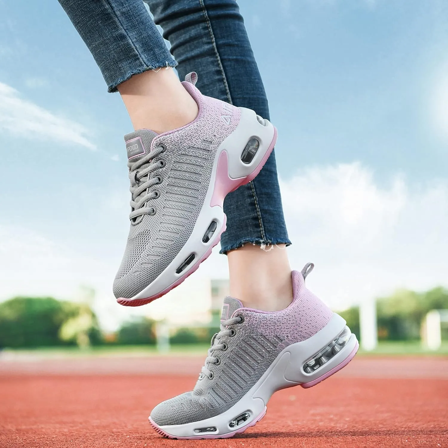 RomenSi Womens Air Athletic Running Sneakers Fashion Breathable Sport Gym Walking Tennis Shoes (US5.5-11)
