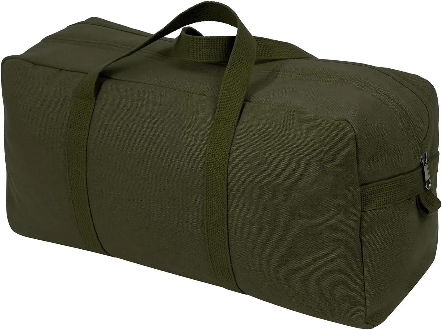 Rothco Canvas Tanker Style Tool Bag, 19” x 9” x 6”, Olive Drab