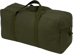 Rothco Canvas Tanker Style Tool Bag, 19” x 9” x 6”, Olive Drab
