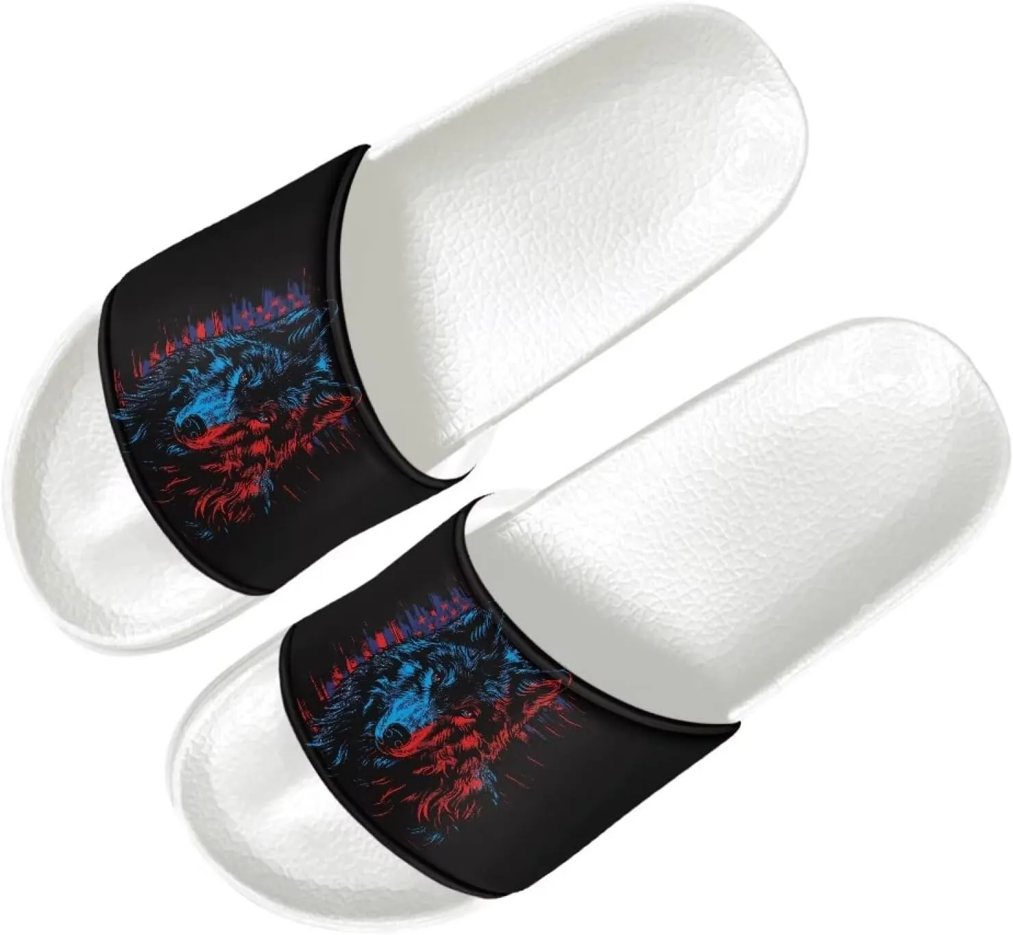 Sandals Slides for Men Non Slip Slippers White Sole Casual Summer Shoes Beach Slides