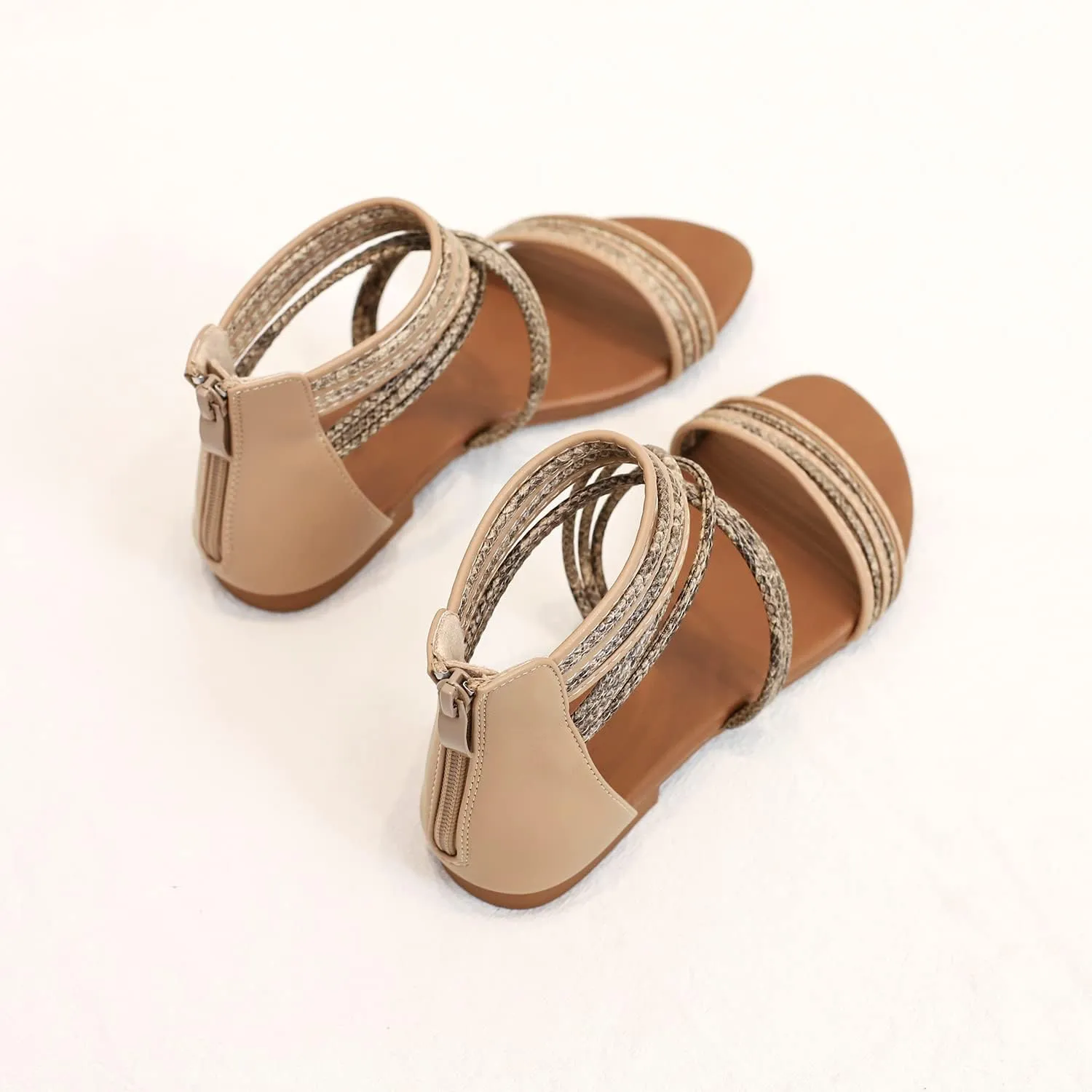 Sandals Women Dressy Summer Flat Strappy Cute Casual Beach shoes