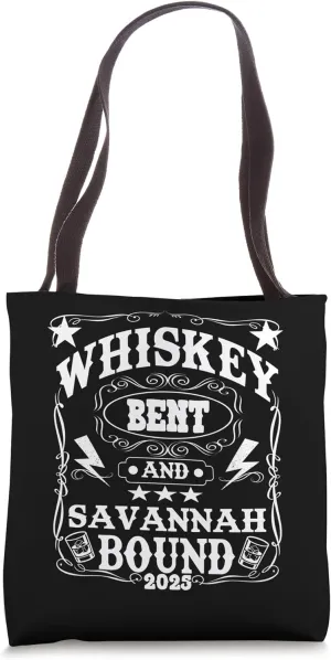Savannah Whiskey Bent Matching Group Party Tote Bag