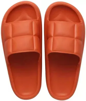 Shark Slippers Thick Bottom Slippers Men and Women Summer Home Couple Soft Bottom Slippers Bathroom Bath Fashion Cool Outdoor Slippers Tide Men Summer Sandals (Color : Orange, Size : 40-41)