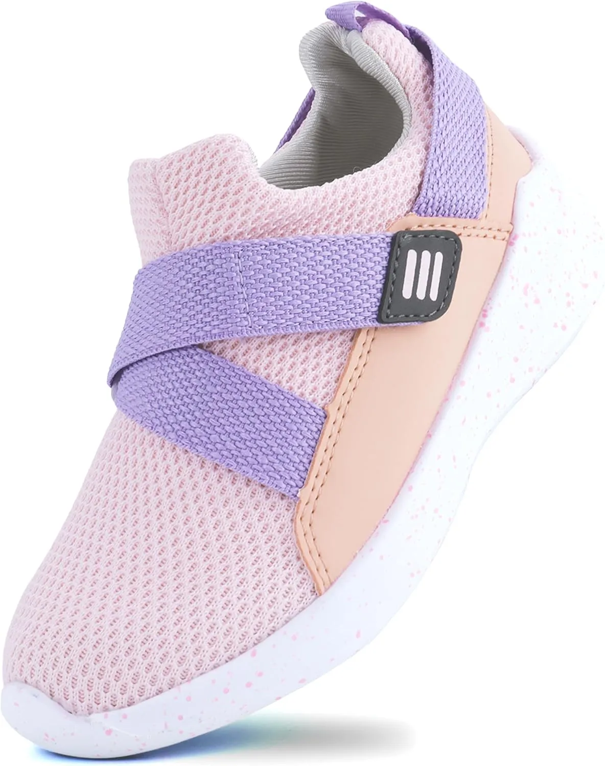 SKYWHEEL Toddler Boys Girls Tennis Shoes Kids Slip On Barefoot Shoes Wide Casual Walking Running Sneakers for Little Kids