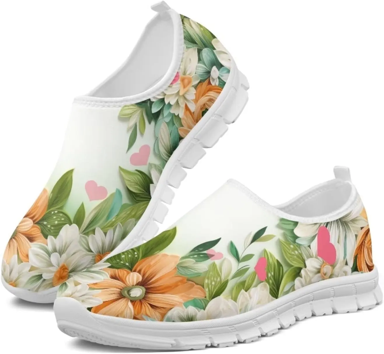Slip On Tennis Shoes Various Styles Ultimate Comfort White