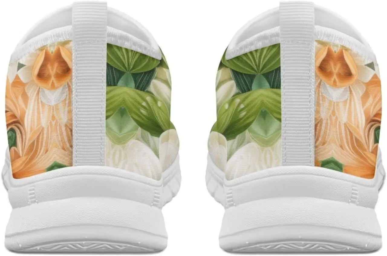 Slip On Tennis Shoes Various Styles Ultimate Comfort White
