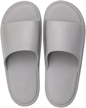 Slippers for Men, Pillow House Slippers Shower Shoes Indoor Slides Bathroom Sandals, Ultimate Comfort, Lightweight, Non-Slip, Easy to Clean