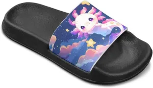 Soft Slippers for Little Big Girls House Slippers Kids Slides Sandals Non Slip Shower Shows Size 28-34