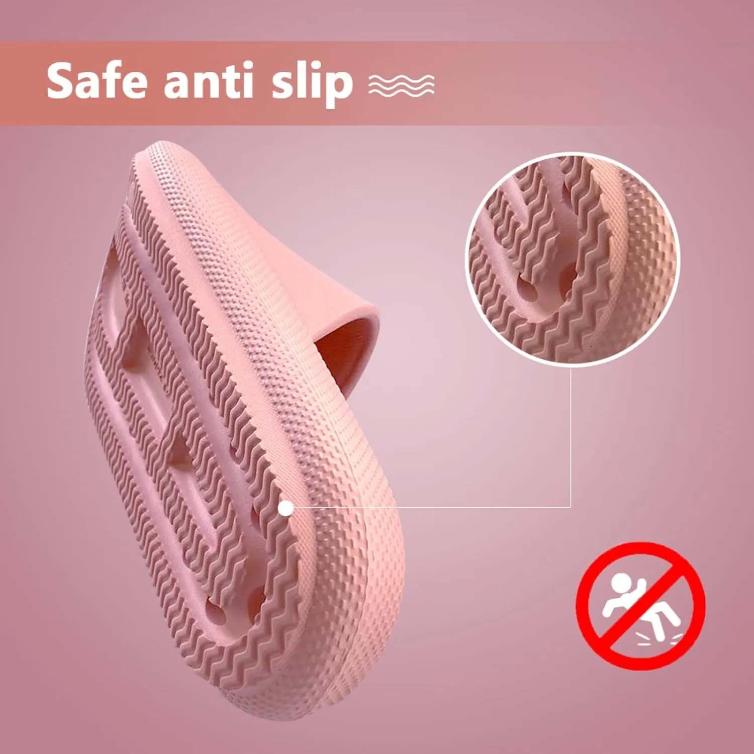 Soft Sole Slippers, Thick Sole Slippers, EVA Quiet Non-Slip Durable Lightweight, Indoor Outdoor Cool Sandals, Comfortable Summer Footwear