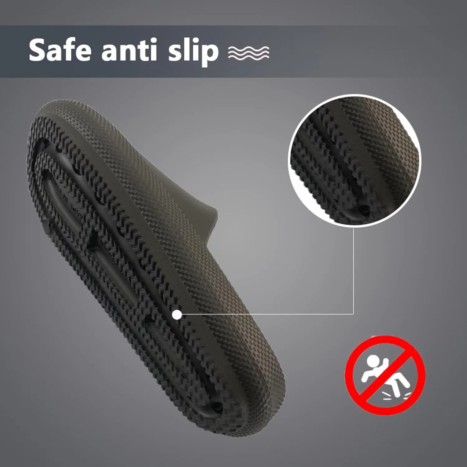 Soft Sole Slippers, Thick Sole Slippers, EVA Quiet Non-Slip Durable Lightweight, Indoor Outdoor Cool Sandals, Comfortable Summer Footwear