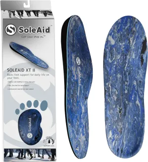SoleAid XTII Insoles - 3-Layer Performance Insole, Semi-Rigid Arch Support - Light Weight, Shock Absorbing, Anti-Fatigue, Functional Foot Supports for Plantar Fasciitis (Men's 7-7.5 / Women's 9-9.5)
