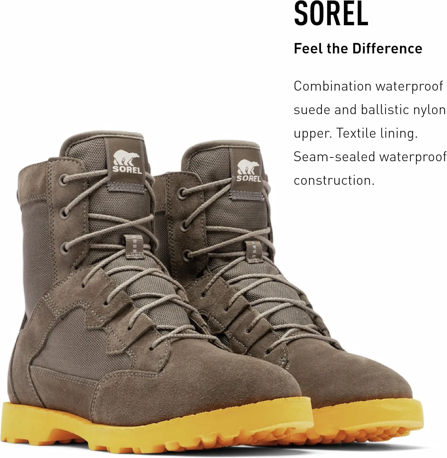 Sorel Men's Caribou OTM WP Boot — Waterproof Leather Rain Boots