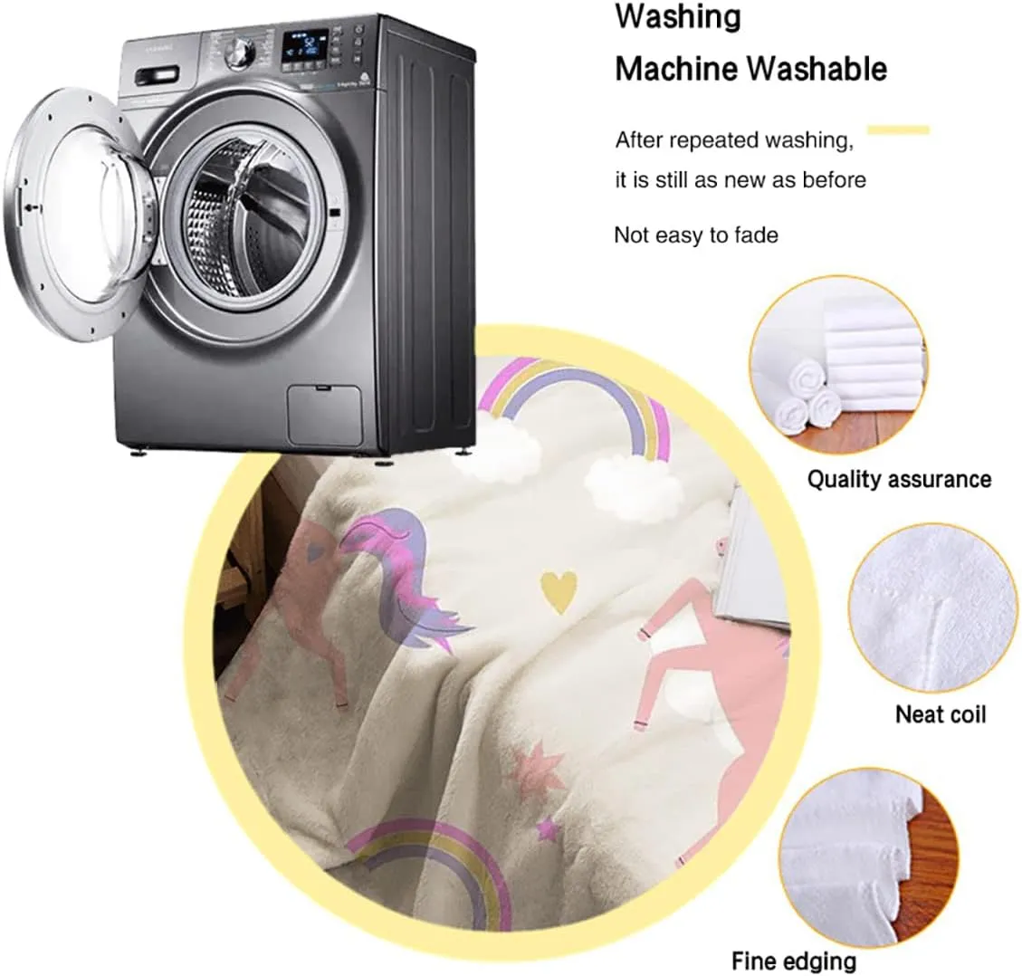 Sport Shoes Sneakers Colorful Throw Blanket for Couch - Lightweight Plush Fuzzy Cozy Soft Blankets and Throws for Sofa, 40x60 Inches