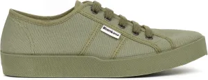 St. Tropez Sustainable Sneakers for Women - Classic Style Breathable Eco Canvas Upper, Comfy Low Wedge Rubber Sole, Artisan Crafted and Handmade Shoes, Made in Europe