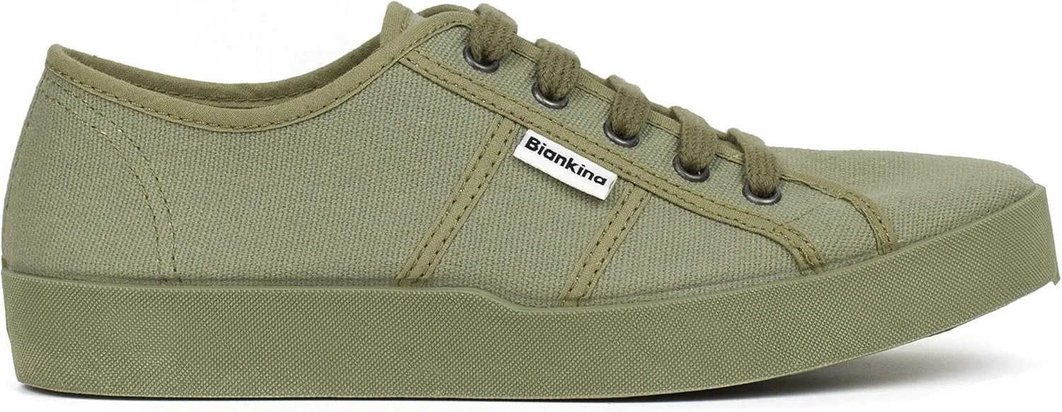 St. Tropez Sustainable Sneakers for Women - Classic Style Breathable Eco Canvas Upper, Comfy Low Wedge Rubber Sole, Artisan Crafted and Handmade Shoes, Made in Europe