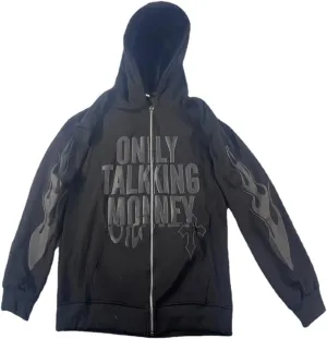 Star letter printed hoodie for men and women's hip-hop sportswear, loose hoodie top