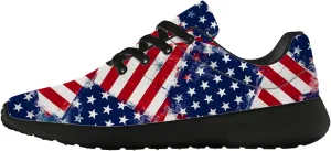 Stars and Stripes US Flag Womens Mens Tennis Shoes Patriotic American Flag Sneakers Running Shoes Gifts for Independence Day,US Size 8 Women/6 Men
