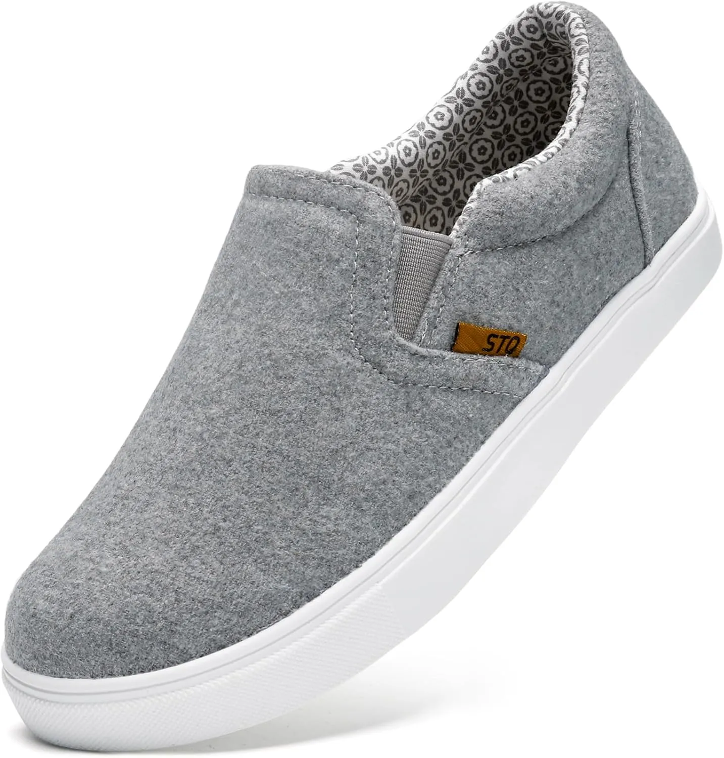 STQ Wide Toe Box Slip On Shoes for Women | Business Casual Shoes for Women Trendy Fashion Sneakers Lightweight Loafers Shoes
