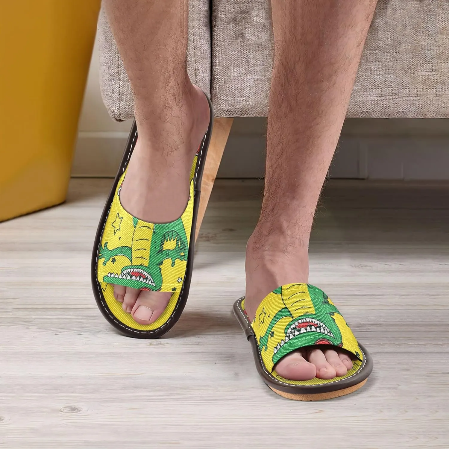 Summer Slipper Crocodile Cartoon Skateboard Indoor House Men Women Quick Drying Slippers