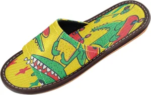 Summer Slipper Crocodile Cartoon Star Yellow Indoor House Men Women Quick Drying Slippers