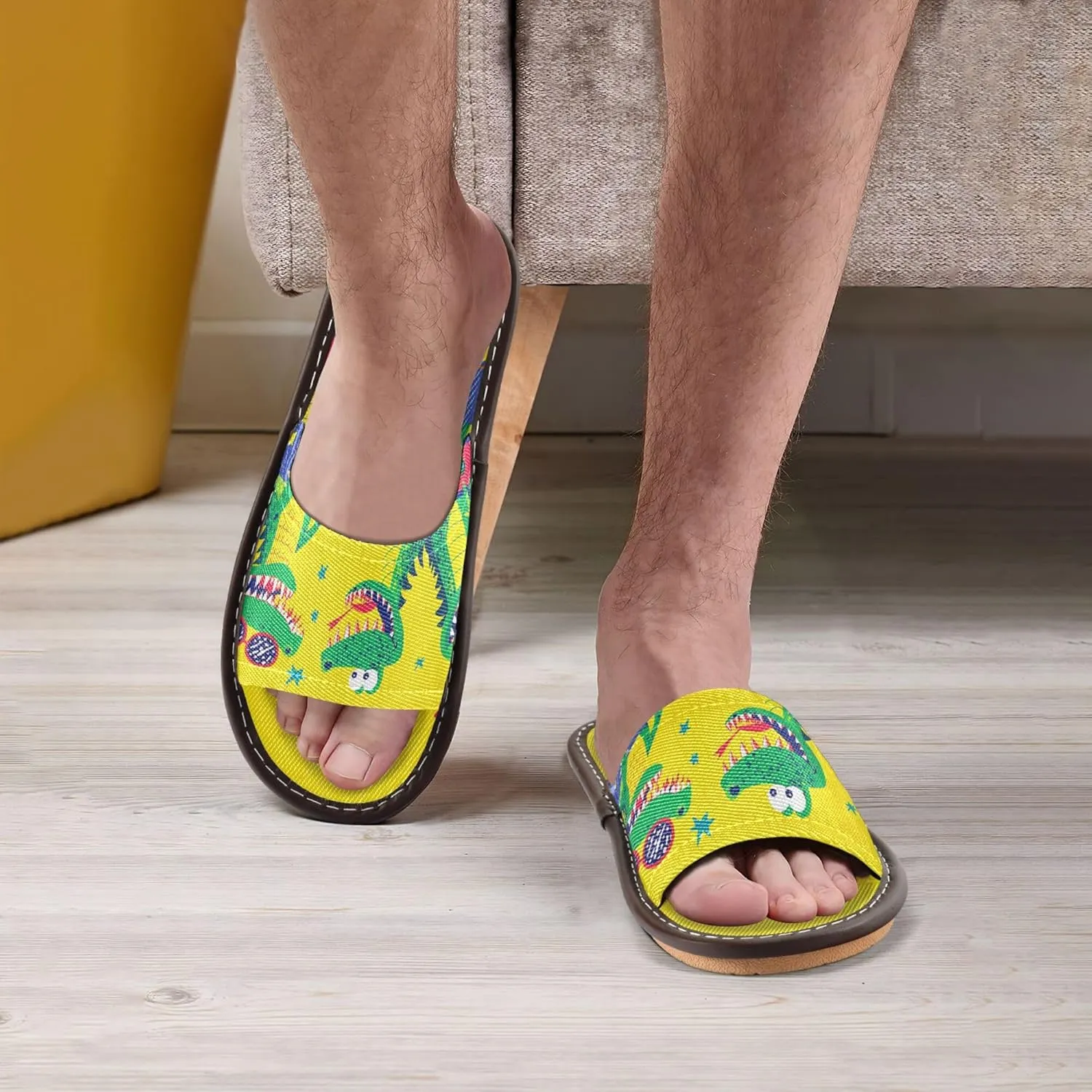 Summer Slipper Crocodile Skateboard Cartoon Indoor House Men Women Quick Drying Slippers