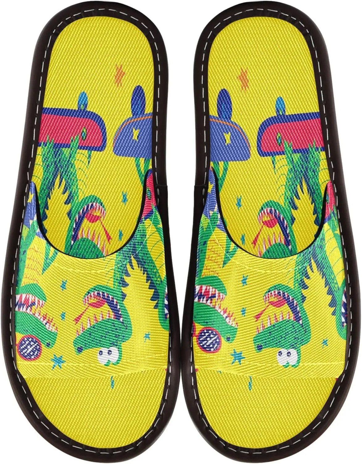 Summer Slipper Crocodile Skateboard Cartoon Indoor House Men Women Quick Drying Slippers