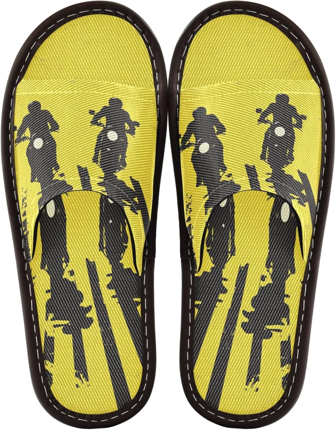 Summer Slipper Motorcycle Run Yellow Sport Indoor House Men Women Quick Drying Slippers