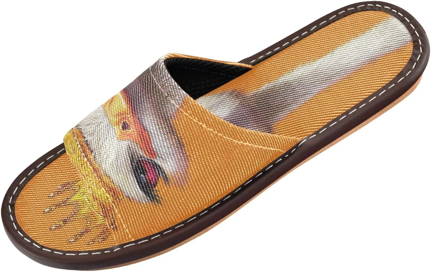 Summer Slipper Ostrich Queen Orange Indoor House Men Women Quick Drying Slippers