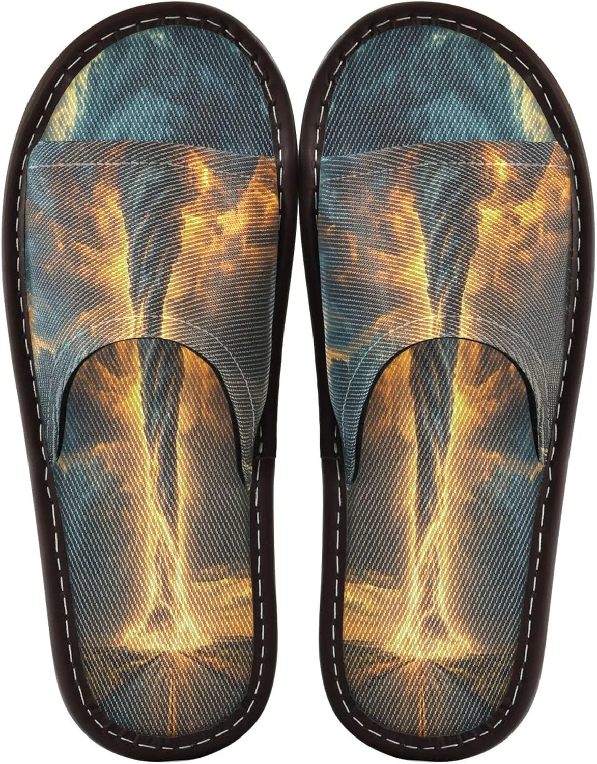 Summer Slipper Storm Lightning Tornado Cloud Indoor House Men Women Quick Drying Slippers