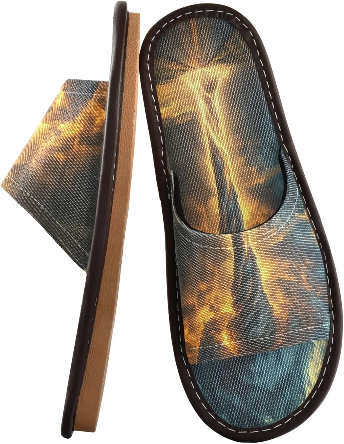 Summer Slipper Storm Lightning Tornado Cloud Indoor House Men Women Quick Drying Slippers